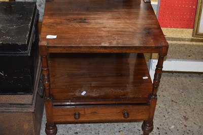 Lot 251 - Victorian rosewood two tier side table with...