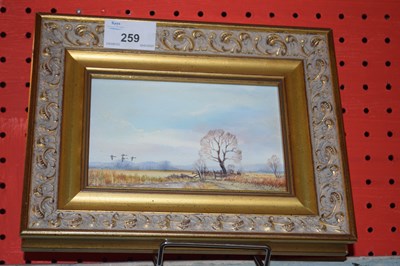 Lot 259 - James J Allen, Spring Near Surlingham, oil on...