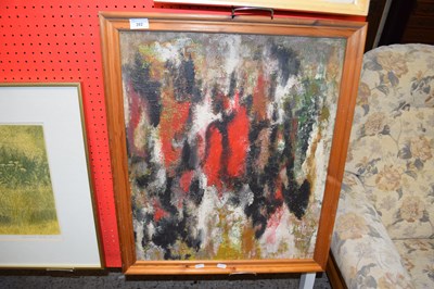 Lot 282 - Michael Quentin-Hicks, abstract study, oil on...