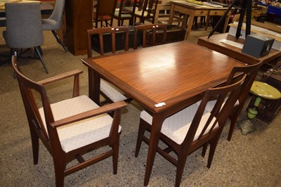 Lot 330 - Retro mid Century extending dining table and...