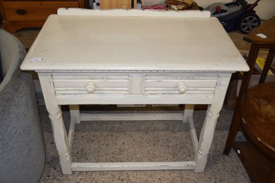 Lot 347 - White painted side table