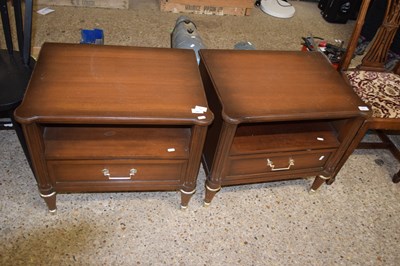 Lot 353 - Pair of modern bedside cabinets