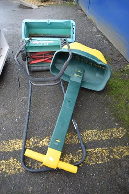 Lot 410 - Three various lawn spreaders