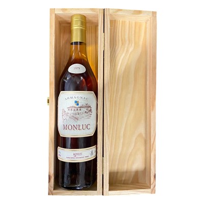 Lot 453 - Cased Bottle of 1979 Armagnac Monluc 700ml,...