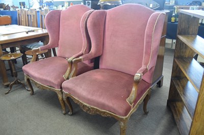 Lot 513 - Pair of late 19th Century continental wing...