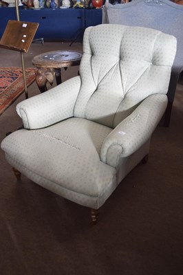 Lot 528 - 20th Century button upholstered deep seated...