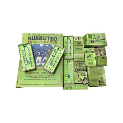 Lot 273 - A vintage Subbuteo Table Soccer Game, together...