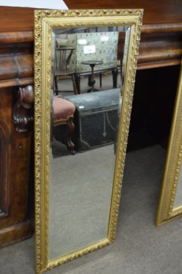 Lot 541 - 20th Century bevelled rectangular wall mirror...