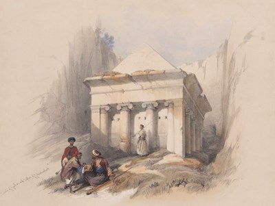 Lot 578 - David Roberts RA (Scottish,1796-1864), "Tomb...