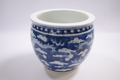 Lot 263 - 19th Century Chinese porcelain jardiniere, the...