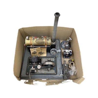 Lot 162 - A Marklin Steam Engine and AC Magnet Dynamo,...