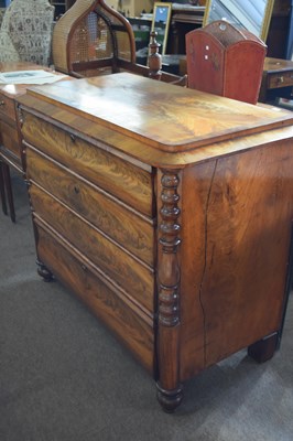 Lot 566 - 19th Century continental mahogany chest of...