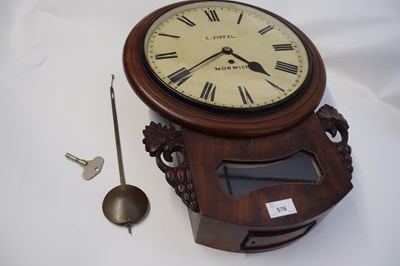 Lot 576 - C.Zipfel, Norwich, late 19th Century mahogany...