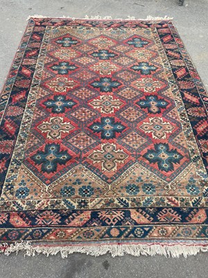 Lot 607 - 20th Century Turkish wool carpet decorated...