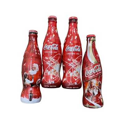 Lot 300 - Four full 2002 Limited Edition Coca Cola...