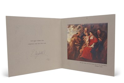 Lot 172 - Group of Queen Elizabeth II Christmas Cards 1960-1969