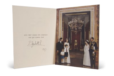 Lot 172 - Group of Queen Elizabeth II Christmas Cards 1960-1969