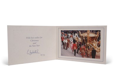 Lot 171 - Group of Ten Queen Elizabeth II Christmas Cards 1970-1979