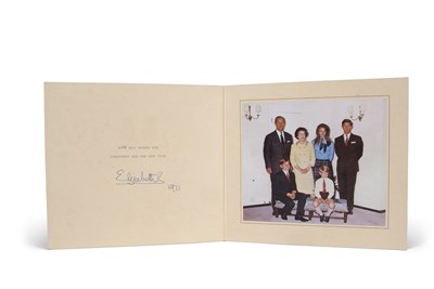 Lot 171 - Group of Ten Queen Elizabeth II Christmas Cards 1970-1979