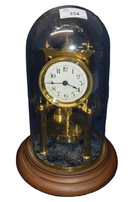 Lot 333 - Edwardian mantel clock with French movement...