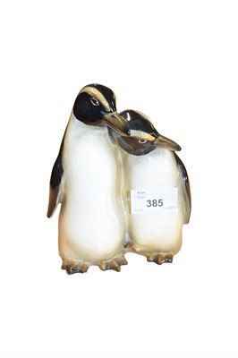 Lot 385 - Pair of penguins by Royal Doulton No HN133...