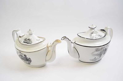 Lot 387 - Two early 19th Century English porcelain...