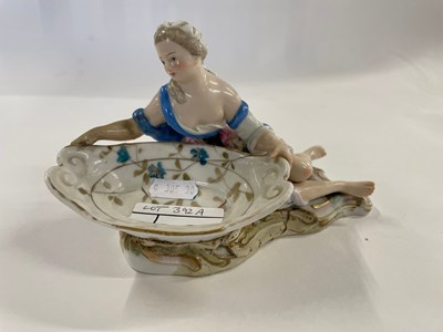 Lot 392A - 19th Century Meissen sweetmeat figure modelled...