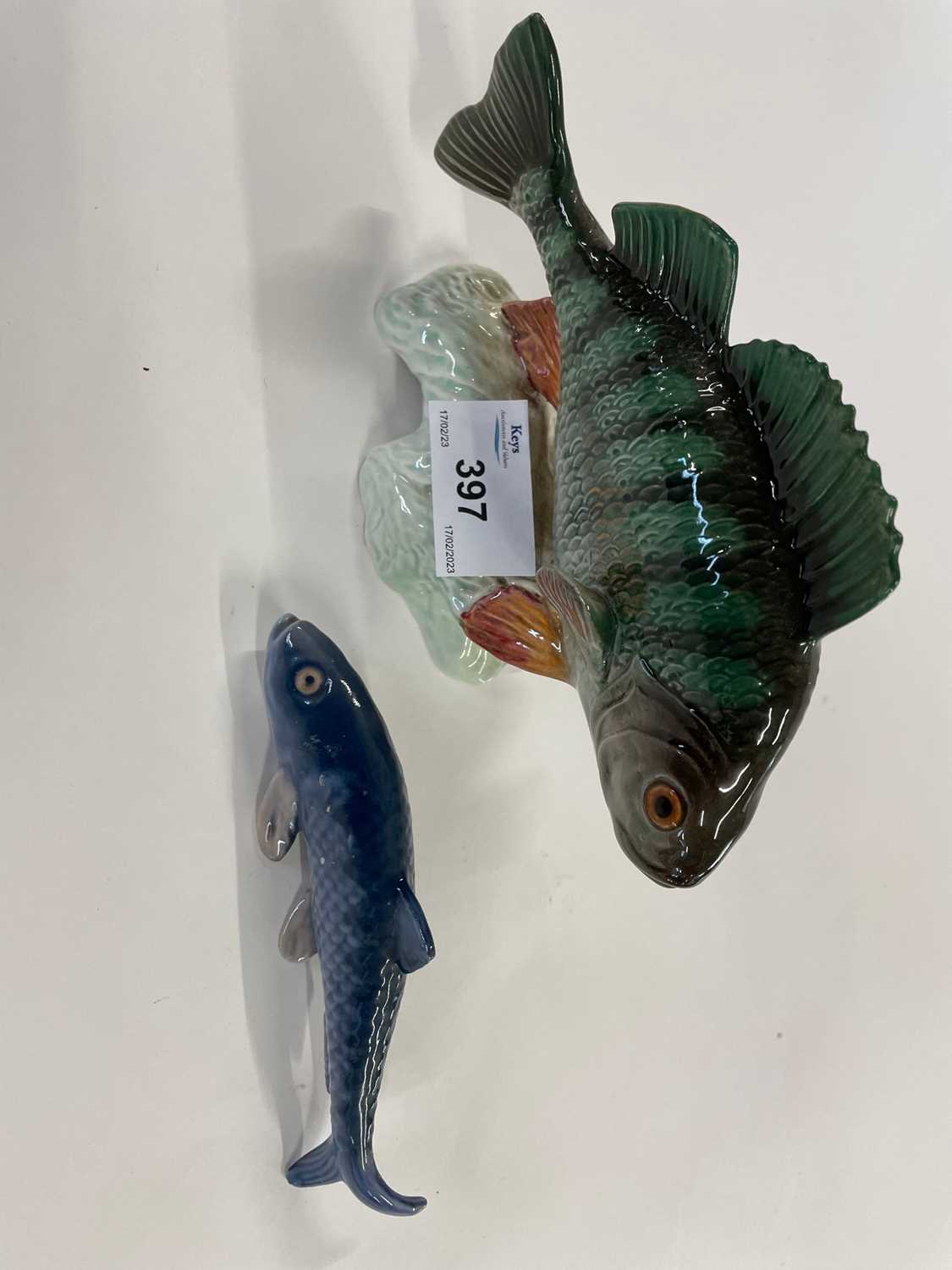 Lot 397 - Beswick model of a perch together with a...