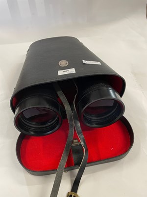 Lot 405 - A large pair of binoculars in original case