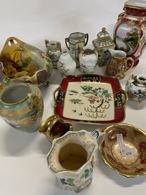 Lot 476 - Group of Noritake wares with typical floral...