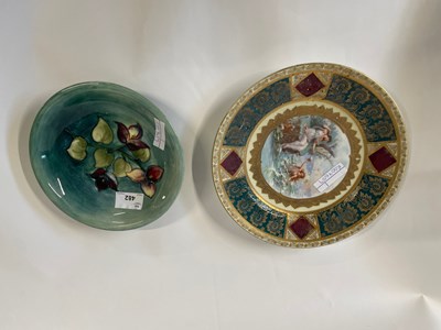 Lot 482 - Small Moorcroft dish, mid 20th Century, the...