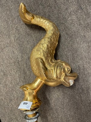 Lot 498 - 20th Century novelty tap formed as a dolphin,...