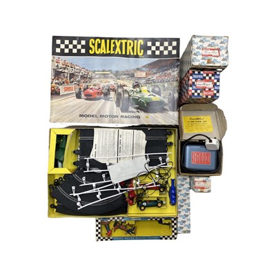 Lot 315 - A mixed lot of boxed Scalextric, to include: -...