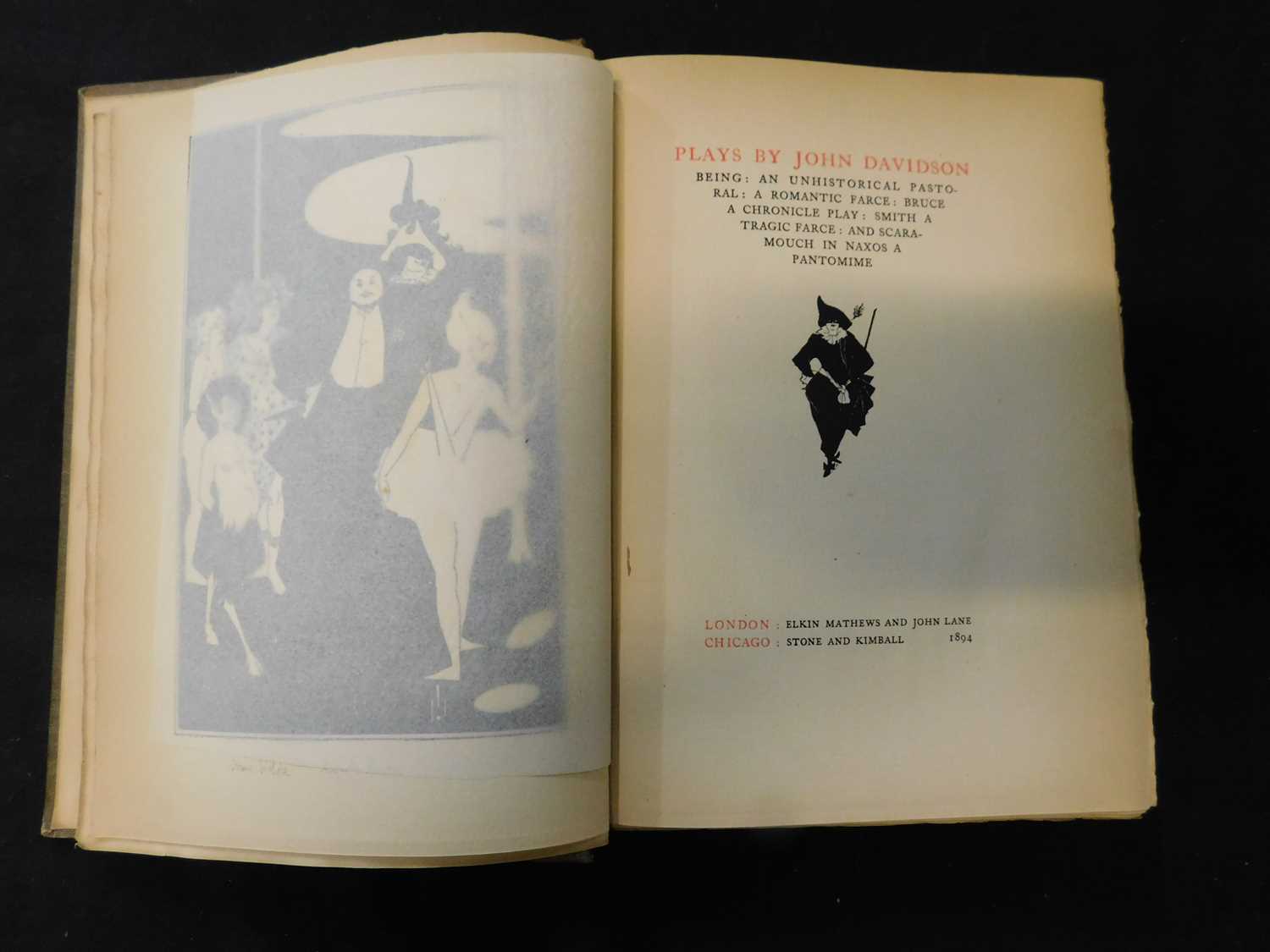 Lot 73 - JOHN DAVIDSON: POEMS...., ill Aubrey Beardsley...