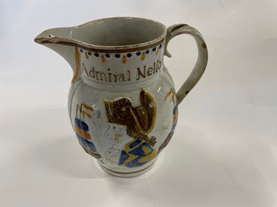 Lot 486 - Nelson interest - a 19th century pearl ware...