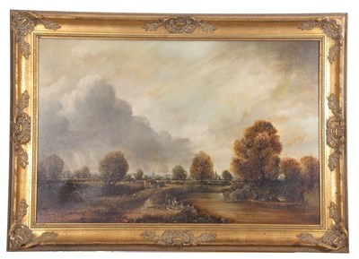 Lot 598 - Colin W. Burns (British, b.1944), a pastoral...