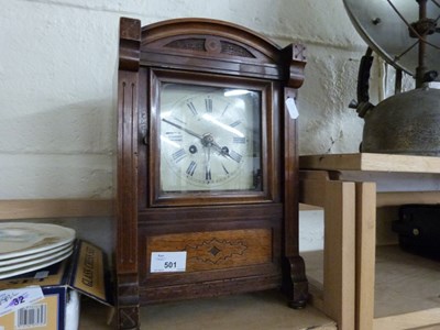 Lot 501 - Late 19th Century mantel clock in...