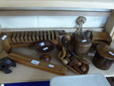 Lot 504 - Mixed Lot: Various Treen items to include an...