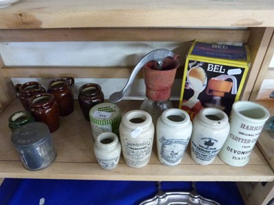 Lot 513 - Mixed Lot: Various cream pots, vintage ice...