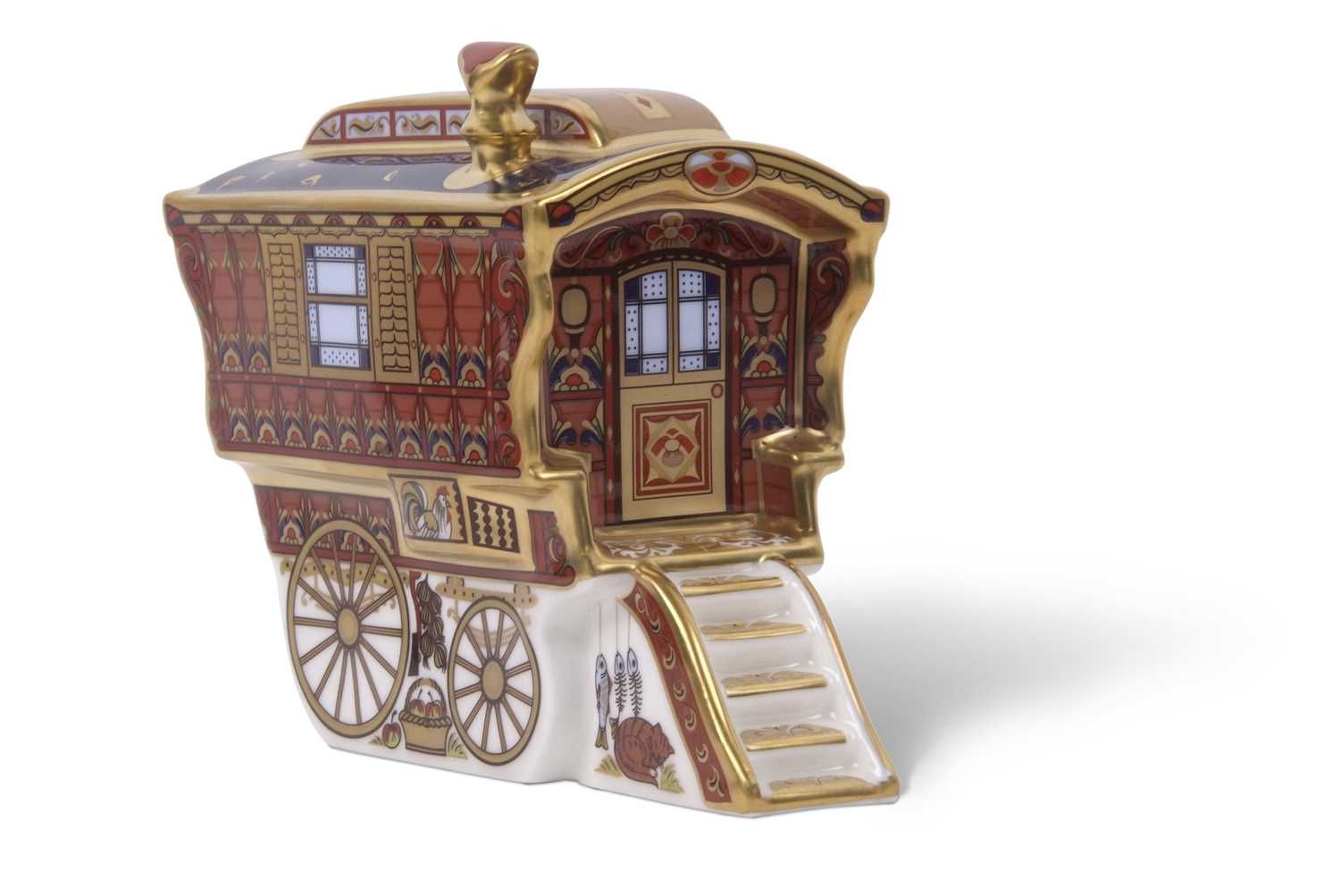 Lot 26 - Royal Crown Derby Ledge Wagon