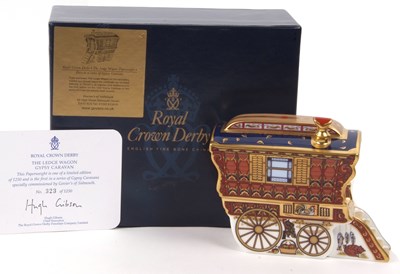 Lot 26 - Royal Crown Derby Ledge Wagon