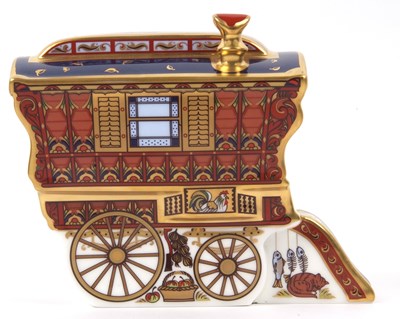 Lot 26 - Royal Crown Derby Ledge Wagon