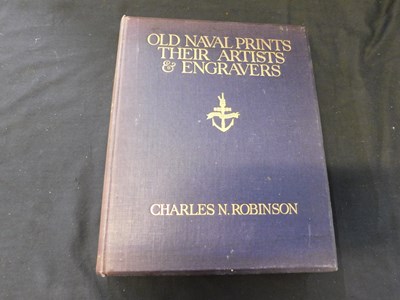 Lot 158 - CHARLES NAPIER ROBINSON: OLD NAVAL PRINTS...