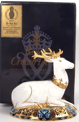 Lot 31 - Royal Crown Derby White Hart