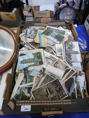 Lot 644 - Large box of assorted postcards