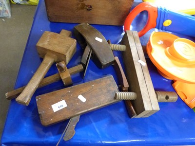 Lot 648 - Vintage woodworking planes and other tools