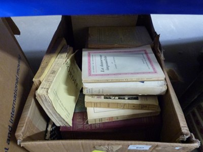 Lot 650 - One box of mixed books