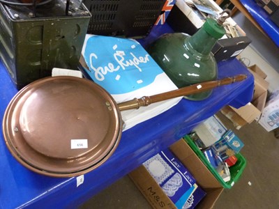 Lot 656 - Copper bed warming pan