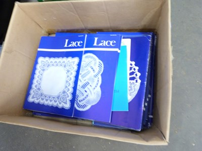 Lot 657 - One box of Lace magazines