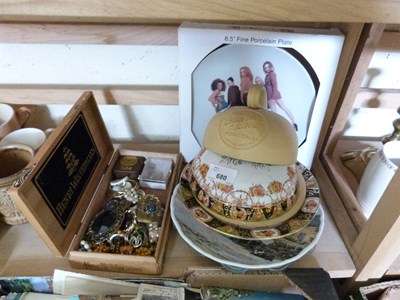 Lot 680 - Mixed Lot: Boxed Spice Girls plate, various...